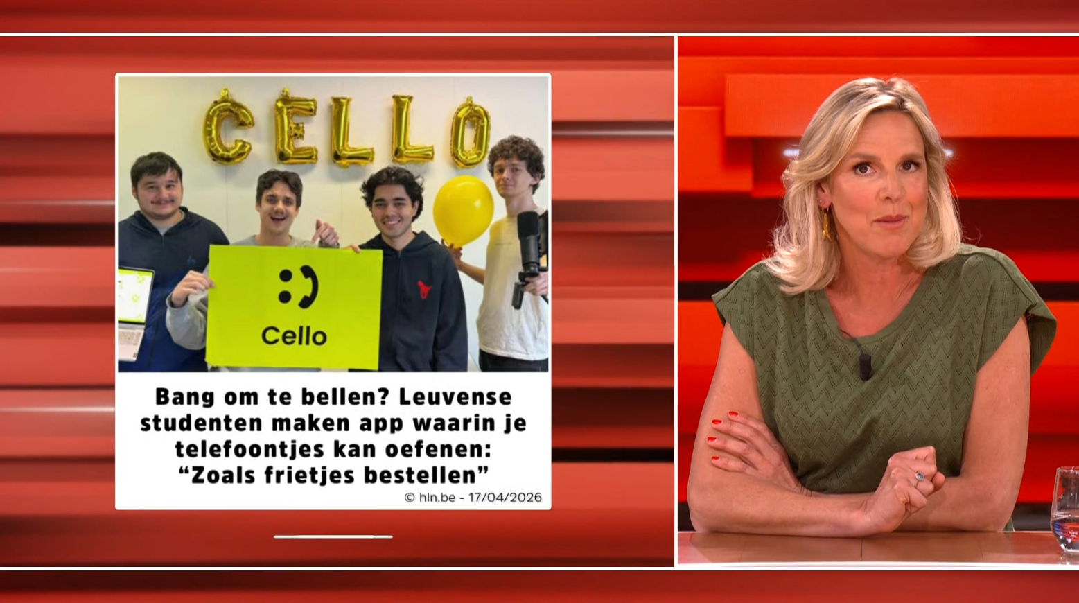 Cello in de Tafel van Tine